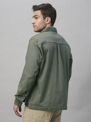 Pronk Full Sleeve Solid Men Jacket