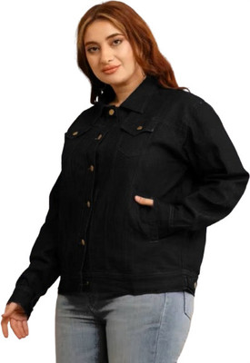 Tripursundari Fashion Full Sleeve Solid Women Denim Jacket