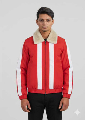 taj collection Full Sleeve Striped Women Jacket