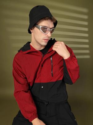 CHKOKKO Full Sleeve Colorblock Men Jacket