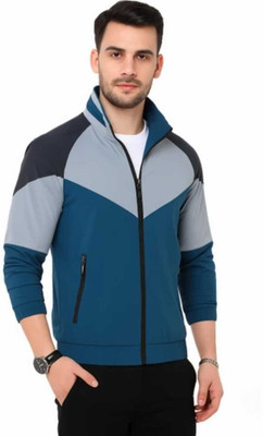 lapataclub Full Sleeve Colorblock Men Jacket
