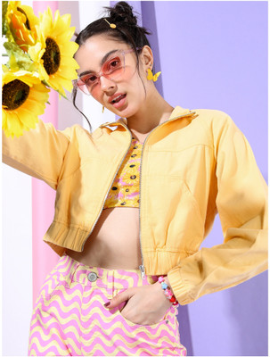 Tokyo Talkies Full Sleeve Solid Women Jacket