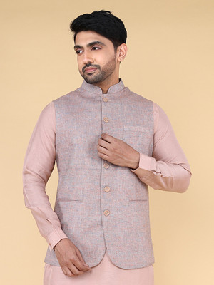 Zois Sleeveless Solid Men Jacket