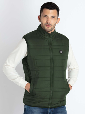 Status Quo Sleeveless Self Design Men Jacket