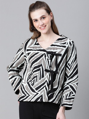 OXOLLOXO Full Sleeve Printed Women Jacket