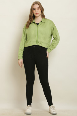 CANIDAE FASHION Full Sleeve Solid Women Sweatshirt