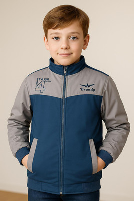 QB CLUB Full Sleeve Colorblock Boys Jacket