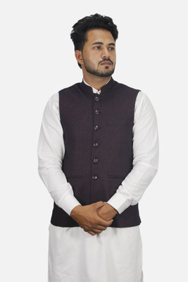 gargian master cut Sleeveless Solid Men Jacket