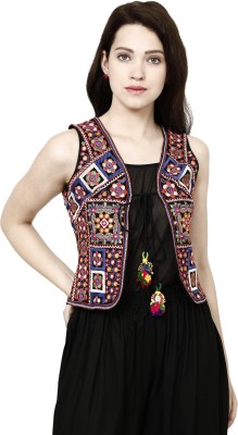 TAVAN Sleeveless Embroidered Women Jacket