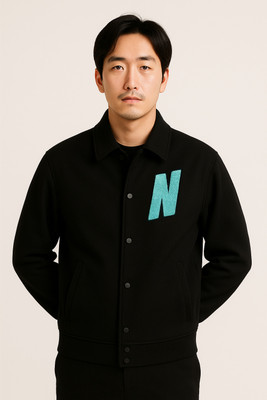 Damler Full Sleeve Solid, Applique Men Jacket