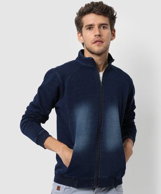 CAMPUS SUTRA Full Sleeve Washed Men Denim Jacket