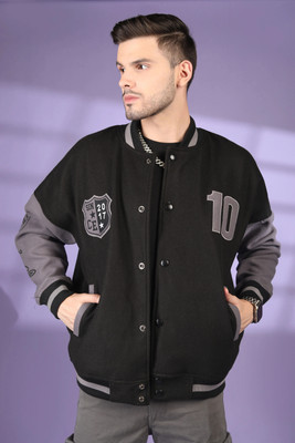 CHKOKKO Full Sleeve Solid Men Jacket