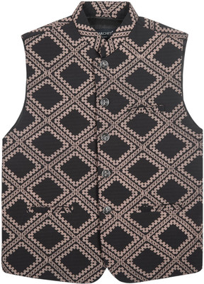 Charchit Sleeveless Printed Boys Jacket