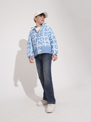 Jack & Jones Junior Full Sleeve Printed Boys Jacket