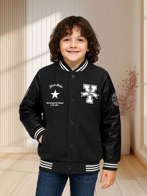 LURE JUNIOR Full Sleeve Printed, Colorblock Boys Jacket