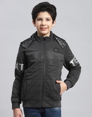 MONTE CARLO Full Sleeve Printed Boys Jacket