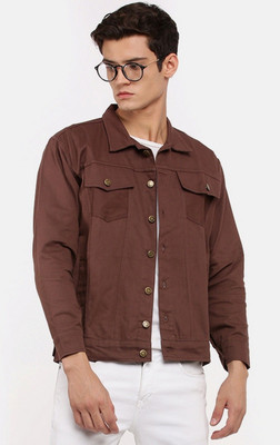 ANISHANFASHIONS Full Sleeve Solid Men Denim Jacket