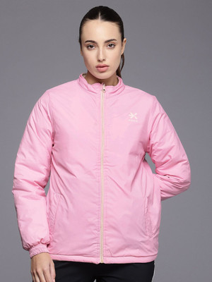 HRX by Hrithik Roshan Short Sleeve Solid Women Jacket