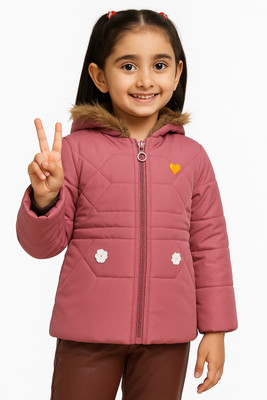 ARHAM TAG Full Sleeve Striped Girls Jacket