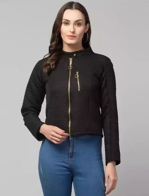 Adixus Full Sleeve Self Design Women Jacket