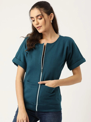 BRINNS Half Sleeve Solid Women Jacket