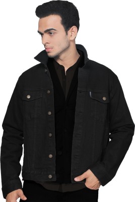 DREAM OF GLORY INC. Full Sleeve Solid Men Denim Jacket