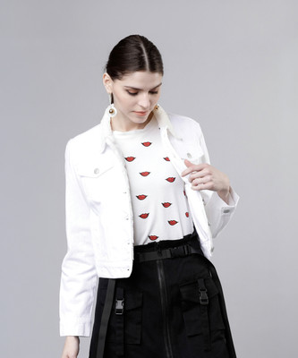 Tokyo Talkies Full Sleeve Solid Women Jacket