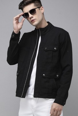 VOGATI Full Sleeve Solid Men Denim Jacket