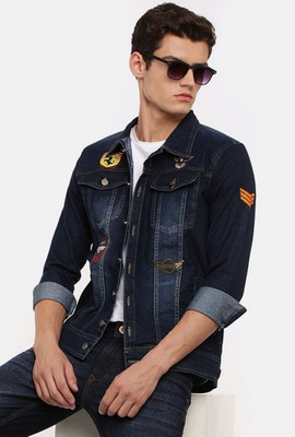 ANISHANFASHIONS Full Sleeve Washed Men Denim Jacket