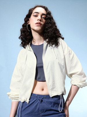 Glitchez Full Sleeve Solid Women Jacket