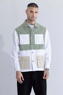 Snitch Full Sleeve Colorblock Men Jacket