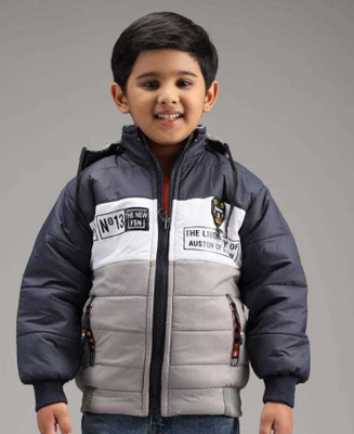 Guruji plus Full Sleeve Colorblock Boys Jacket