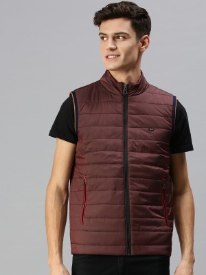 Showoff Sleeveless Solid Men Jacket