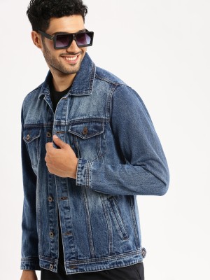 Showoff Full Sleeve Washed Men Denim Jacket