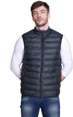 TRANDT DUDE Sleeveless Solid Men Jacket
