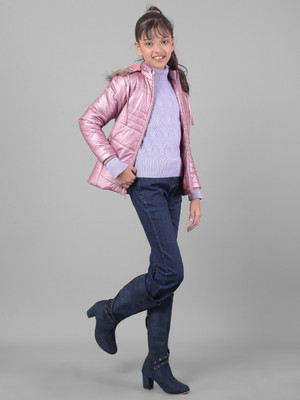 CRIMSOUNE CLUB Full Sleeve Solid Girls Jacket