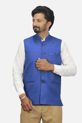 gargian master cut Sleeveless Solid Men Jacket