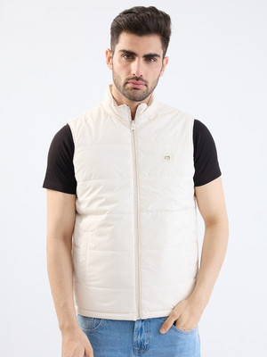 Spykar Sleeveless Solid Men Jacket