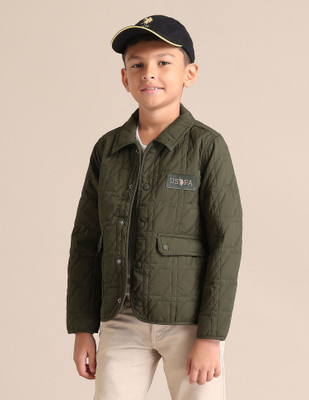 U.S. POLO ASSN. Full Sleeve Graphic Print Boys Jacket