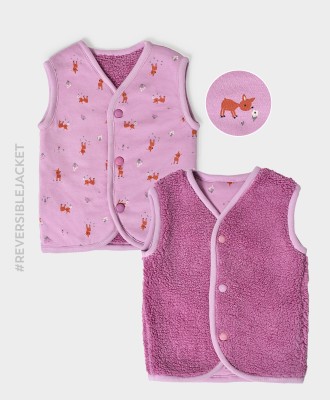 Mi Arcus Sleeveless Printed Baby Boys & Baby Girls Jacket