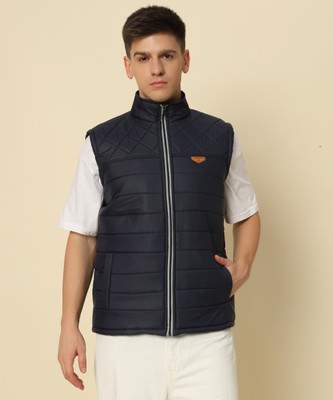 HEMLOCK Sleeveless Solid Men Jacket