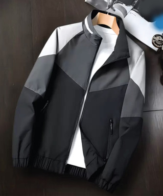 Christy World Full Sleeve Colorblock Men Jacket