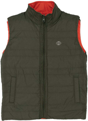 Status Quo Sleeveless Solid Boys Jacket