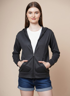 Ddaspration Full Sleeve Solid Women Jacket