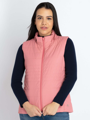Status Quo Sleeveless Solid Women Jacket