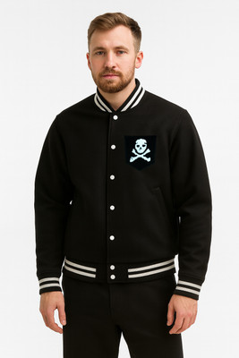 Damler AT Full Sleeve Applique Men Jacket