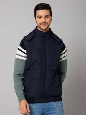 CANTABIL Sleeveless Solid Men Jacket