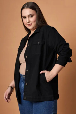 Tripursundari Fashion Full Sleeve Solid Women Denim Jacket