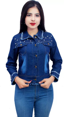 rauf Full Sleeve Solid Women Denim Jacket