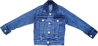 TUFAN Full Sleeve Embroidered Girls Denim Jacket